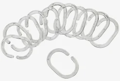 VAREKIL Badeforhæng|Badeforhængsstænger|Badeforhængsringe 12 stk/pk Klar