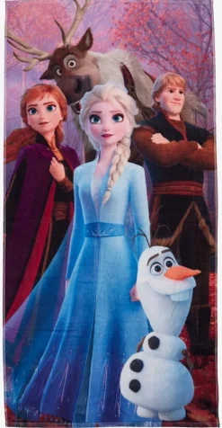 FROZEN Børnehåndklæder|Badehåndklæder|Badehåndklæde FROST 70x140