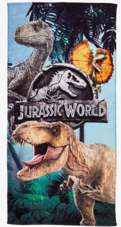 JURASSIC WORLD Børnehåndklæder|Badehåndklæder|Badehåndklæde 70x140