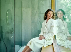 TIBRO Badekåber|Badekåbe S/M KRONBORG Natur