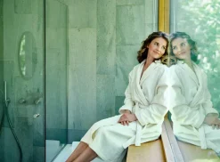 TIBRO Badekåber|Badekåbe S/M KRONBORG Natur