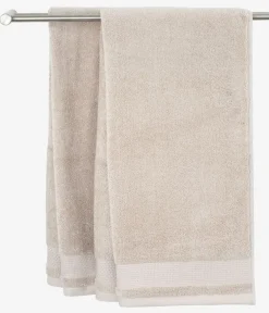 NORA Badehåndklæder|Gæstehåndklæder|Badelagen 100x150 KRONBORG Sand
