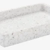 BILLSTA Badeværelsesopbevaring|Diverse|Bakke 11x18cm terrazzo-effekt