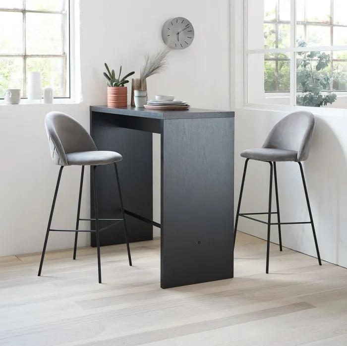 BROHAVE Barstole Og Barborde|Barstole Og Barborde|Barbord 50x120 sort