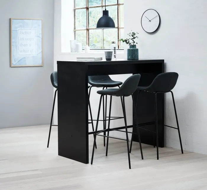 BROHAVE Barstole Og Barborde|Barstole Og Barborde|Barbord 50x120 sort