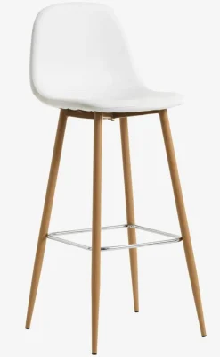 JONSTRUP Barstole Og Barborde|Barstole Og Barborde|Barstol kunstlæder/egefarve Hvid