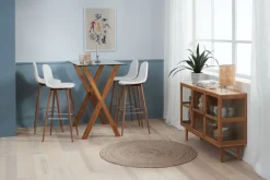 JONSTRUP Barstole Og Barborde|Barstole Og Barborde|Barstol kunstlæder/egefarve Hvid