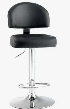 VEJERS Barstole Og Barborde|Barstole Og Barborde|Barstol sort kunstlæder/krom