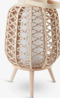 KLEMENS Dekorativ Belysning|Batterilampe Ø29xH46cm m/timer