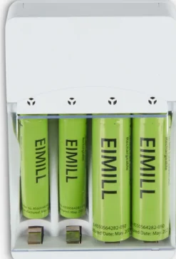 EIMILL Elpærer Og Batterier|Batterioplader B7xL5xH11cm m/låg