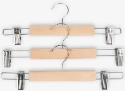 SIGFRID Bøjler|Bøjler|Bøjler m/klemmer 3 stk/pk