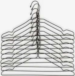 TONNI Bøjler|Bøjler|Bøjler L43cm 10 stk/pk Sort