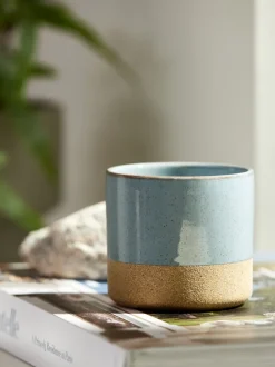 DION Blomsterpotter|Blomsterpotte Ø8xH8cm blå