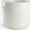 KNUDSEN Blomsterpotter|Blomsterpotte Ø20xH18cm hvid
