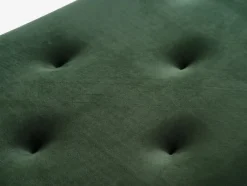 BADSTED Bænke|Entrebænke|Bænk m/opbevaringsplads grøn velour Mørkegrøn