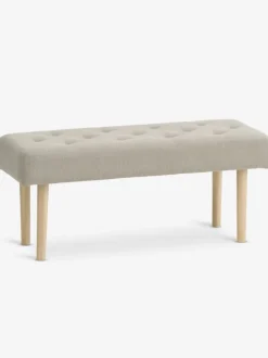 HAGEBRO Bænke|Entrebænke|Bænk farvet stof/natur Sand