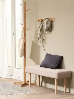 HAGEBRO Bænke|Entrebænke|Bænk farvet stof/natur Sand