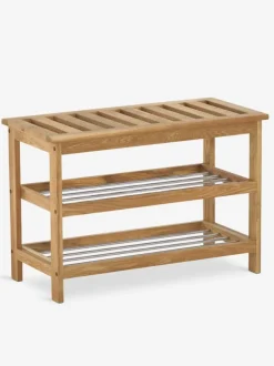 TOMMERUP Bænke|Entrebænke|Bænk m/skohylder eg