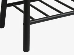 VANDSTED Bænke|Entrebænke|Bænk m/hylde stof/ Sort