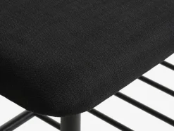 VANDSTED Bænke|Entrebænke|Bænk m/hylde stof/ Sort