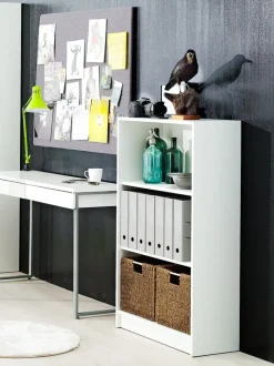 HORSENS Reoler Og Rumdelere|Reoler Og Rumdelere|Bogreol 3 hylder bred hvid