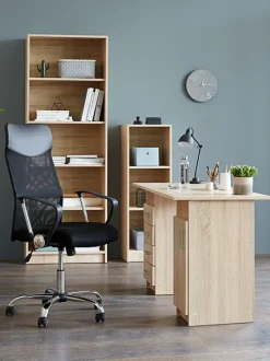 HORSENS Reoler Og Rumdelere|Reoler Og Rumdelere|Bogreol 5 hylder lys efarve Eg