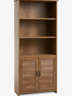 MANDERUP Reoler Og Rumdelere|Reoler Og Rumdelere|Bogreol 2 låger 3+1 hylder vild eg farve