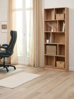 MOSBJERG Reoler Og Rumdelere|Reoler Og Rumdelere|Bogreol 10 hylder efarve Eg