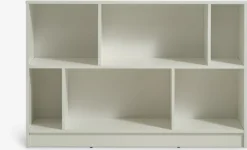 MOSBJERG Reoler Og Rumdelere|Reoler Og Rumdelere|Bogreol 6 hylder Hvid