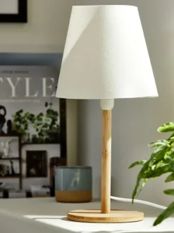 JULIUS Lamper|Bordlampe Ø19xH39cm natur