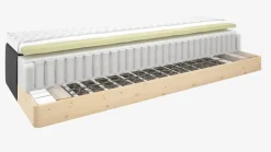 GOLD B20 MEMORY Andre Størrelser|180 X 200 Cm|Boxmadras 90x200 Grå-40