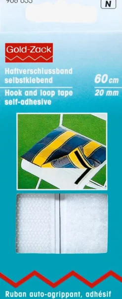 JYSK Sytilbehør|Burrebånd selvklæbende 20 mm hvid