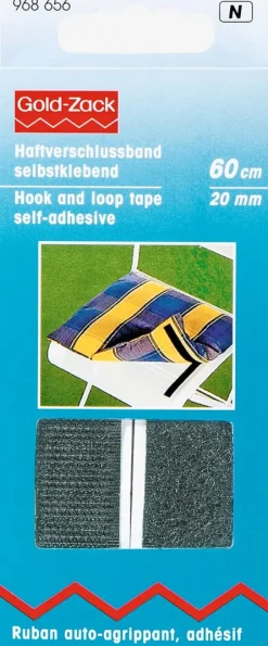 JYSK Sytilbehør|Burrebånd selvklæbende 20 mm sort