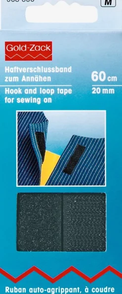 JYSK Sytilbehør|Burrebånd til påsyning 20mm sort