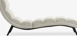 LINDELSE Daybeds|Sovesofaer|Chaiselong stol beige teddy/sort