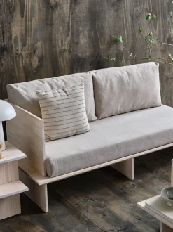 SOLLERUP Daybeds|Sovesofaer|Daybed 204x78 lysegråt stof/fyr