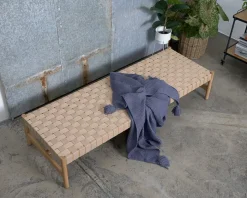 VADEHAVET Daybeds|Sovesofaer|Daybed 189x67 naturfarvet stof/eg