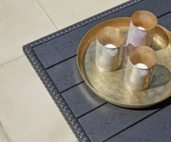 ERLING Dekorativt Tilbehør|Dekorationsbakke Ø34xH4cm messing