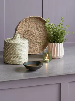 JOAR Dekorativt Tilbehør|Dekorationsbakke Ø35xH5cm søgræs