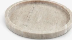 VALDEMAR Dekorativt Tilbehør|Dekorationsbakke Ø25cm marmor