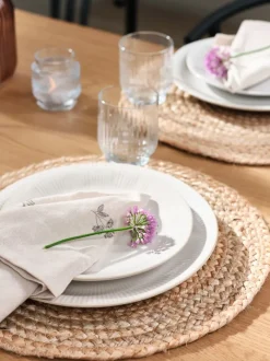 BUKKETORN Dækkeservietter|Dækkeserviet Ø38 natur