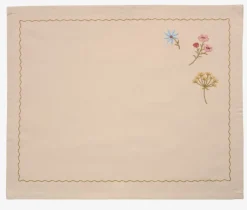 CIKORIE Dækkeservietter|Dækkeserviet 33x42 natur/grøn