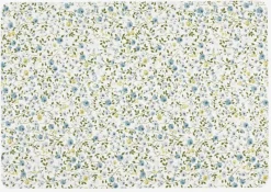 FLORA Dækkeservietter|Dækkeserviet 33x42 blå/hvid