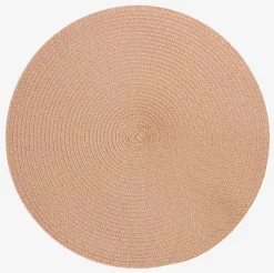 KUNGSMYNTA Dækkeservietter|Dækkeserviet Ø38 rosa/gul Rosa,Gul