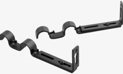 JYSK Tilbehør Til Stænger|Dobbeltbeslag Ø19mm sort