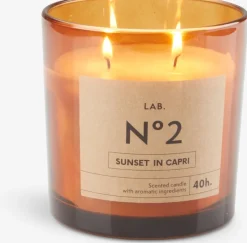 BASTIAN Duftlys|Duftlys Ø10xH10cm brun