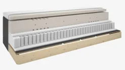 DUNLOPILLO E300 Andre Størrelser|180 X 200 Cm|Elevationsseng 180x200 Grå-54