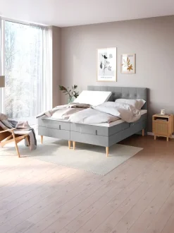 GOLD E45 Andre Størrelser|180 X 200 Cm|Elevationsseng 180x200 Grå-23