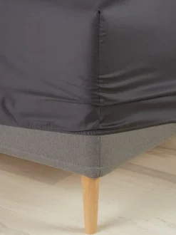 TINE Lagner|Faconlagen satin 90x200x35 Grå