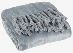 BONDEROSE Plaider|Fleeceplaid 130x170 Blå